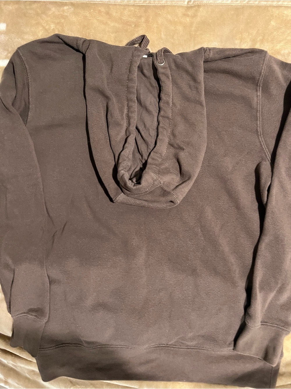Ariat Brown Pullover Hoodie with Distressed Turquoise and Red Graphic - Picture 4 of 4
